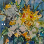 Aquarel, Maya Wildevuur, Boeket, 1990